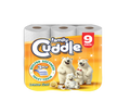 FAMILY CUDDLE 3PLY 9 PACK LEMON TOILET TISSUE