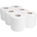 White Roll Eco (50m) 1×24 Pack – eco-friendly white paper rolls suitable for cleaning, wiping, and general household or commercial u
